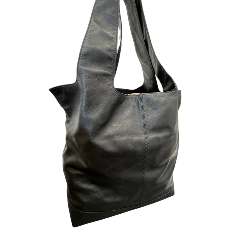 Women's George V Lambskin Tote Bag Black