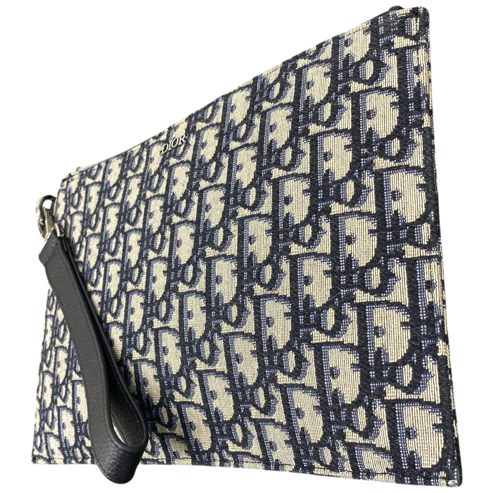 Men's Oblique A5 Clutch Black - Photo 4