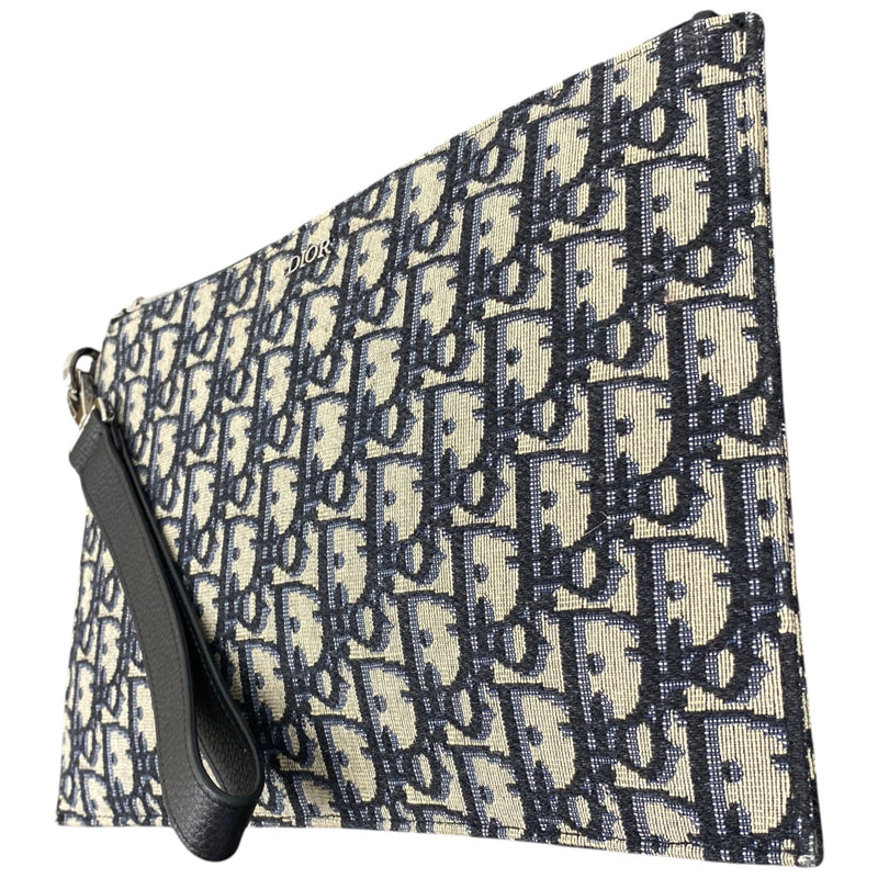 Men's Oblique A5 Clutch Black