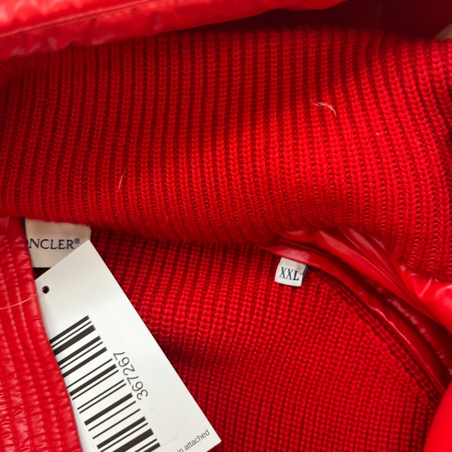 Men's Maglione Tricot Jacket Red Size XXL - Photo 8