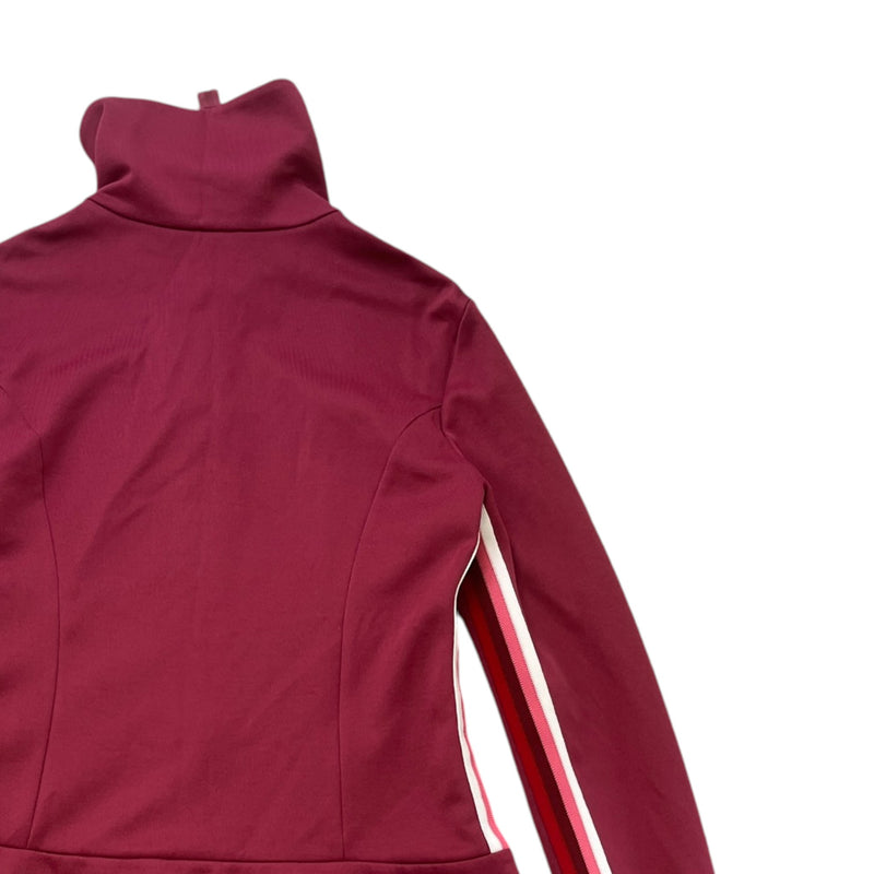 Women's Maglia Cardigan Jumper Burgundy Size XL