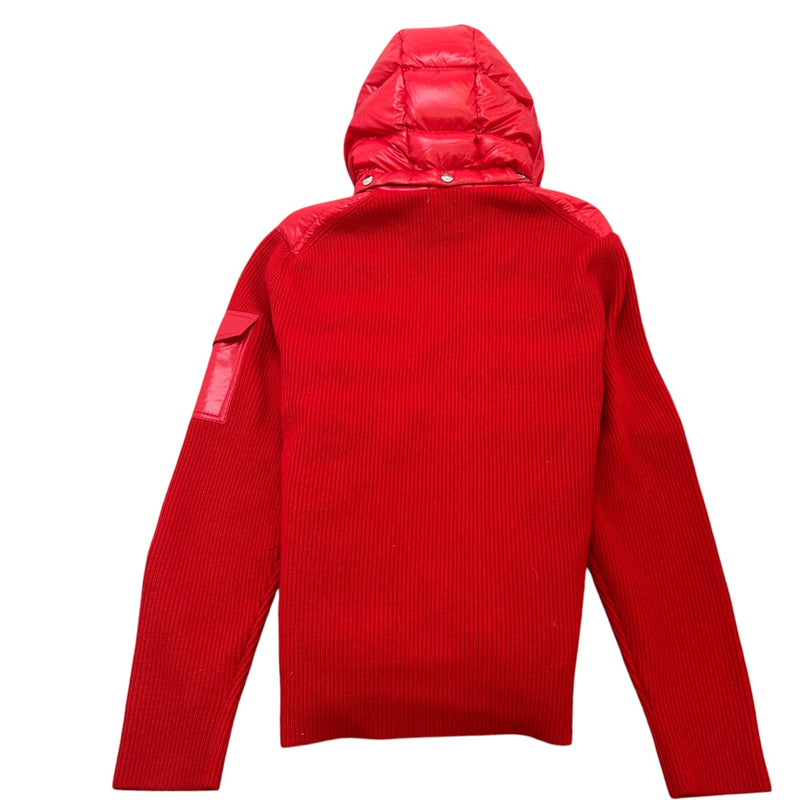 Men's Maglione Tricot Jacket Red Size XXL