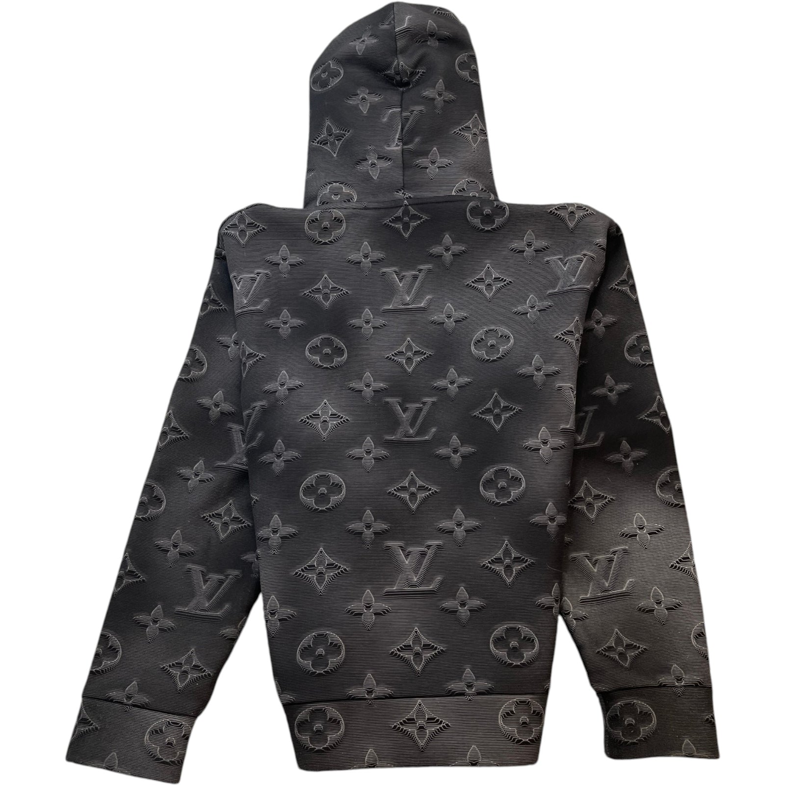 Men's Monogram Hoodie Black Size S - Photo 2