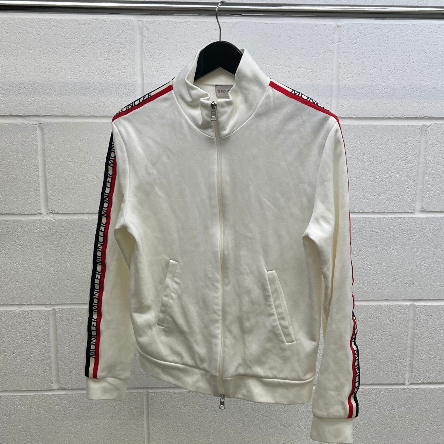 Men's Maglia Track Jacket White Size M - Photo 8