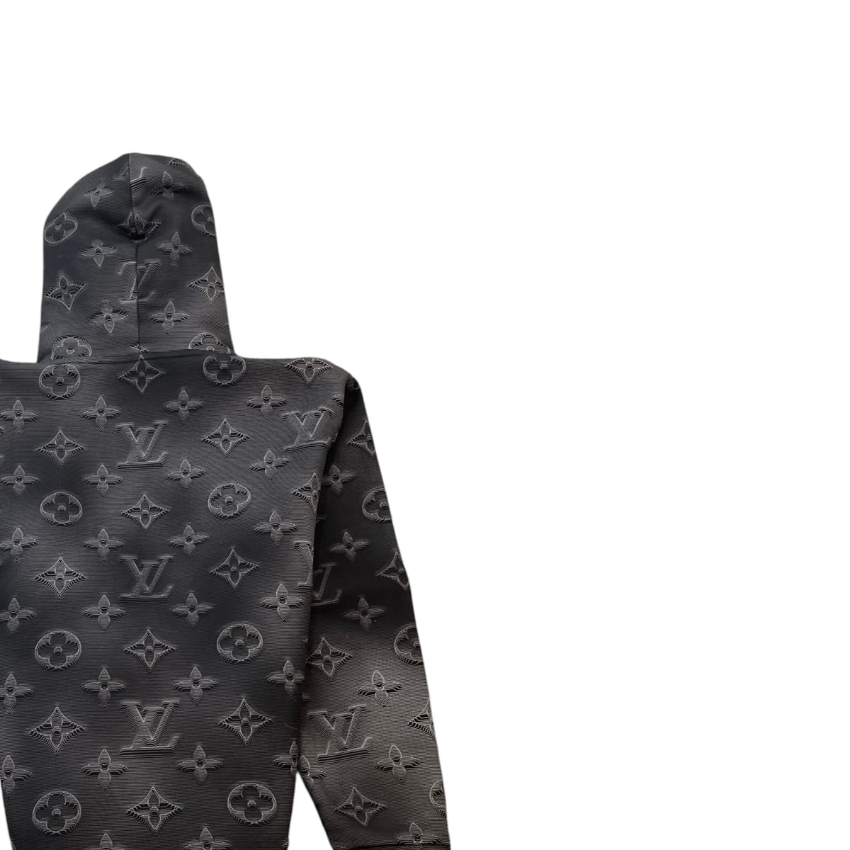 Men's Monogram Hoodie Black Size S - Photo 4