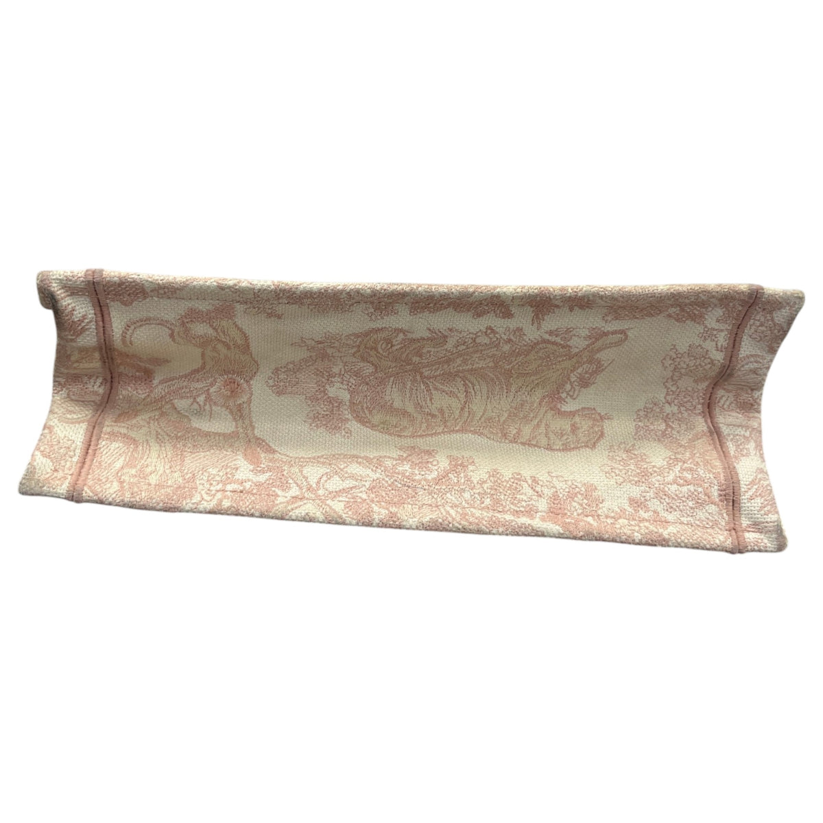 Women's Toile de Jouy Book Tote Handbag Pink - Photo 10