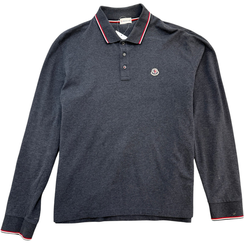 Men's Maglia Polo Shirt Grey Size 3XL