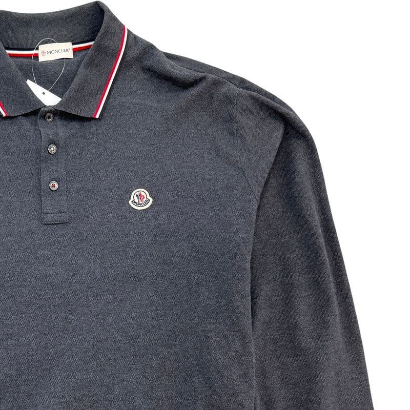Men's Maglia Polo Shirt Grey Size 3XL