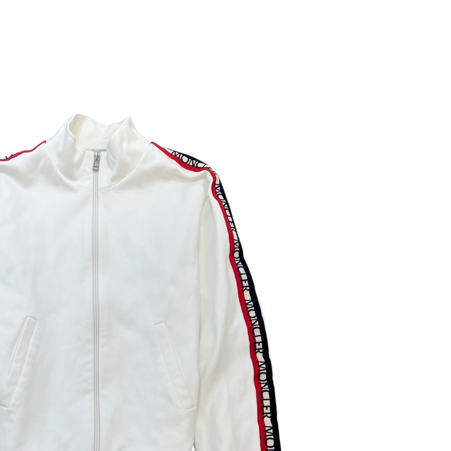 Men's Maglia Track Jacket White Size M - Photo 3