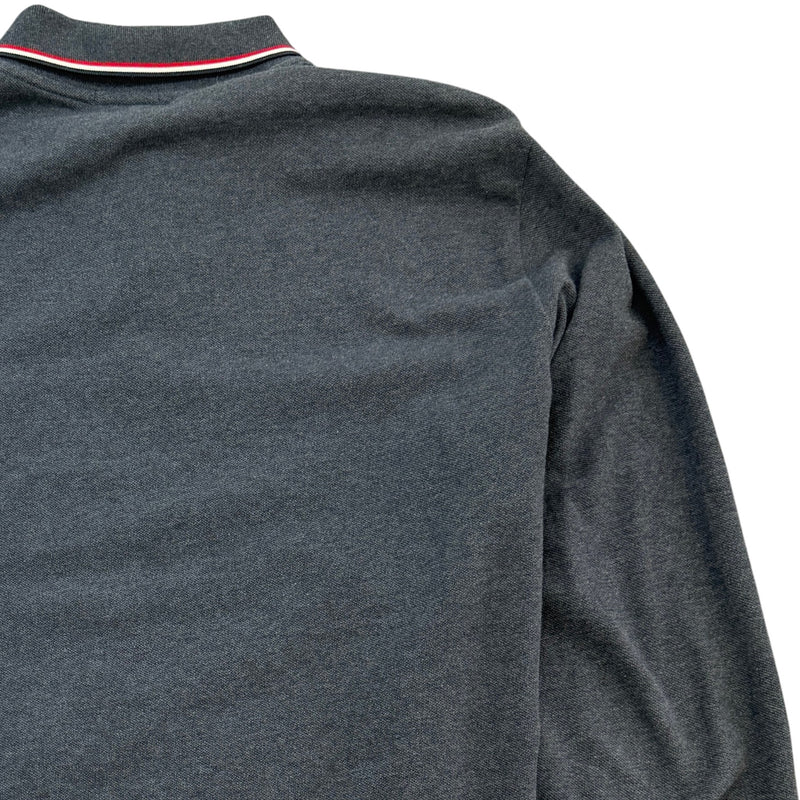 Men's Maglia Polo Shirt Grey Size 3XL