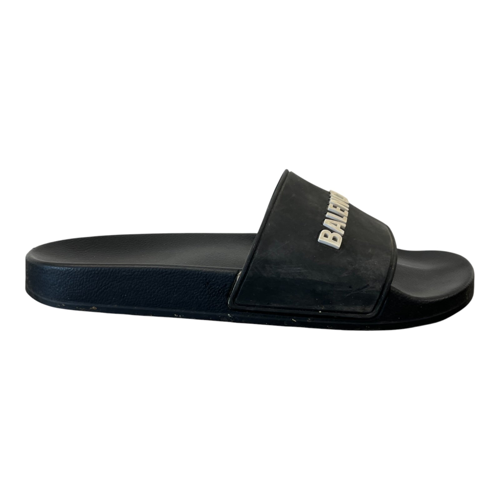 Men's Logo Slides Black Size EU 40 / UK 6 - Photo 1