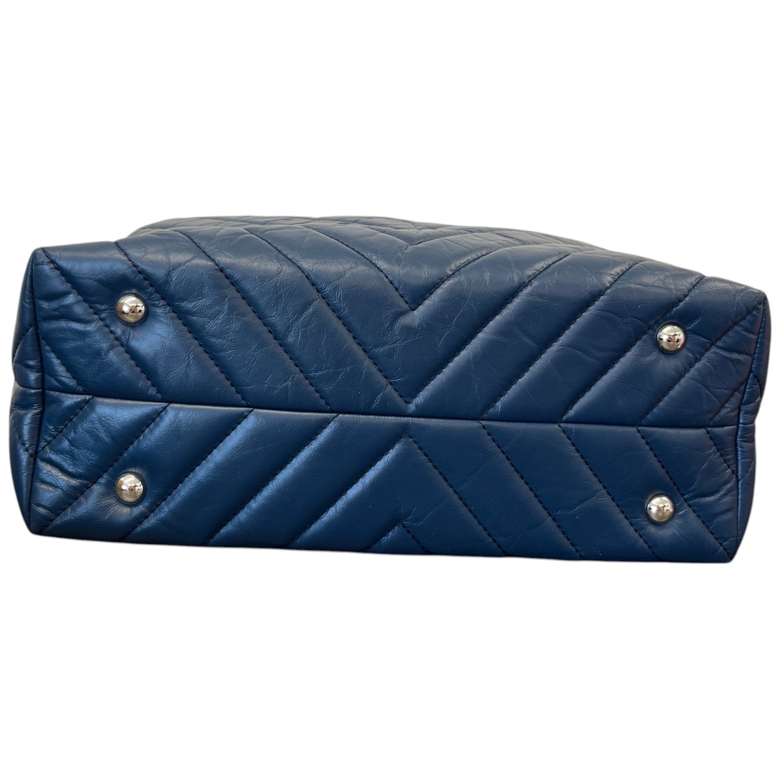 Women's Large Chevron Soft Bowling Bag Blue - Photo 10