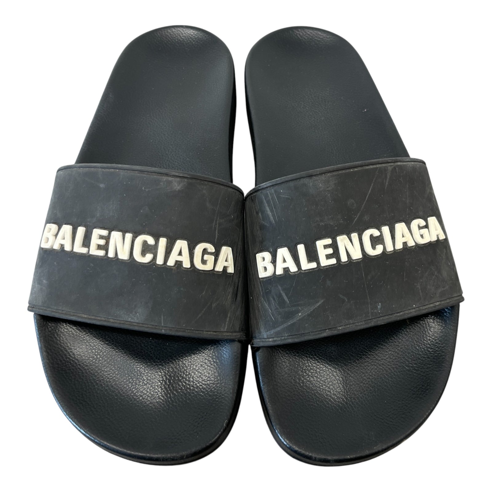Men's Logo Slides Black Size EU 40 / UK 6 - Photo 6