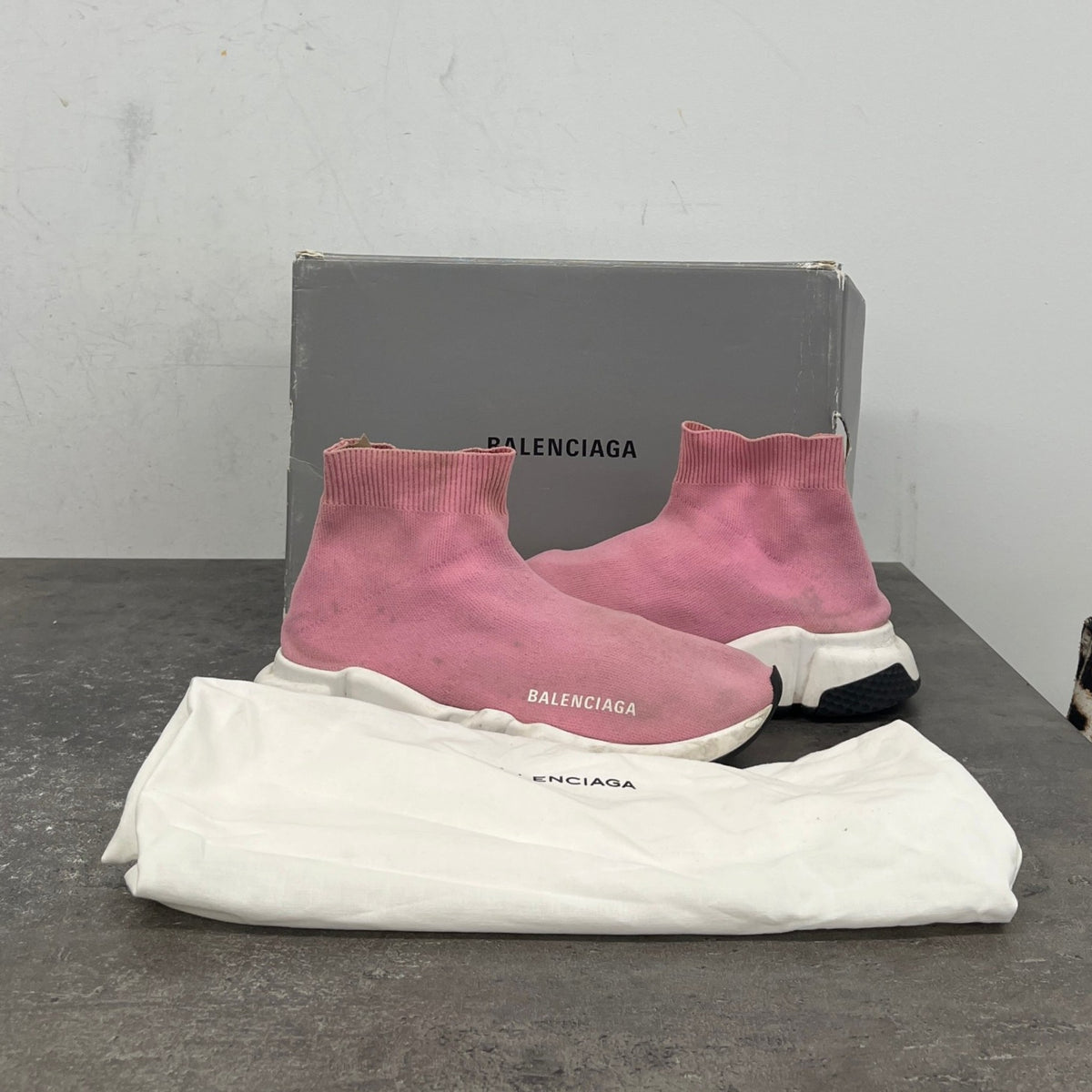 Women's Speed Sock High Trainers Pink Size UK 4 / EU 37 - Photo 11