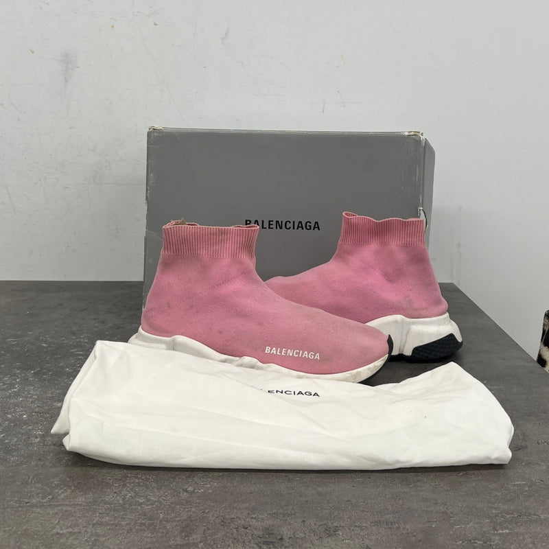 Women's Speed Sock High Trainers Pink Size UK 4 / EU 37