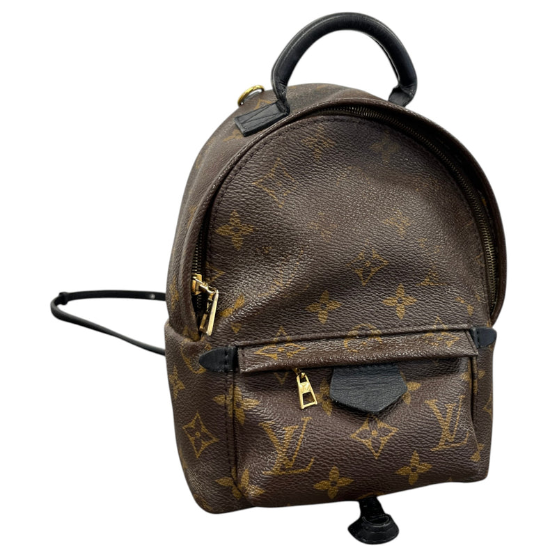 Women's Monogram Palm Springs Mini Backpack Brown