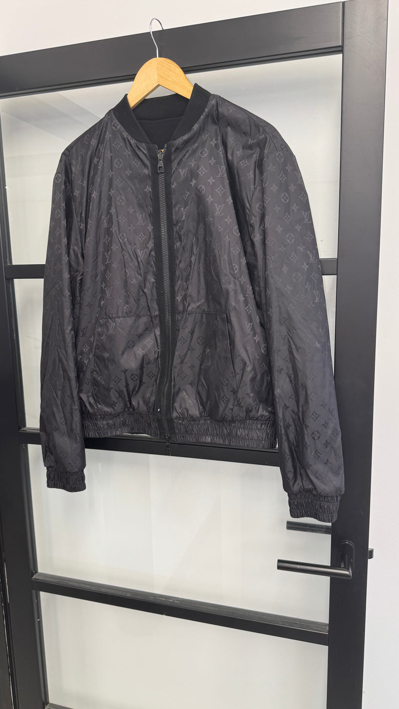 Men's Reversible Monogram Jacket Black Size S