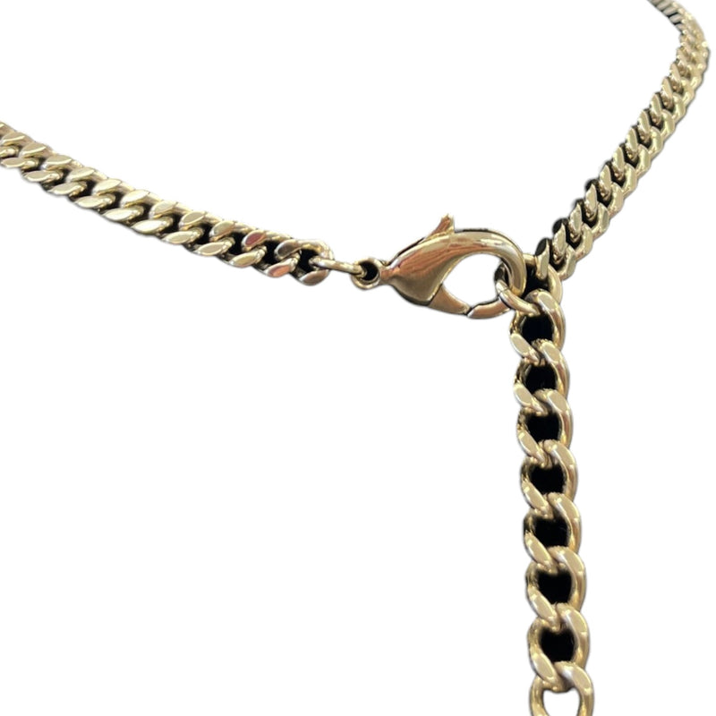 Women's Crystal Cc Choker Necklace Silver