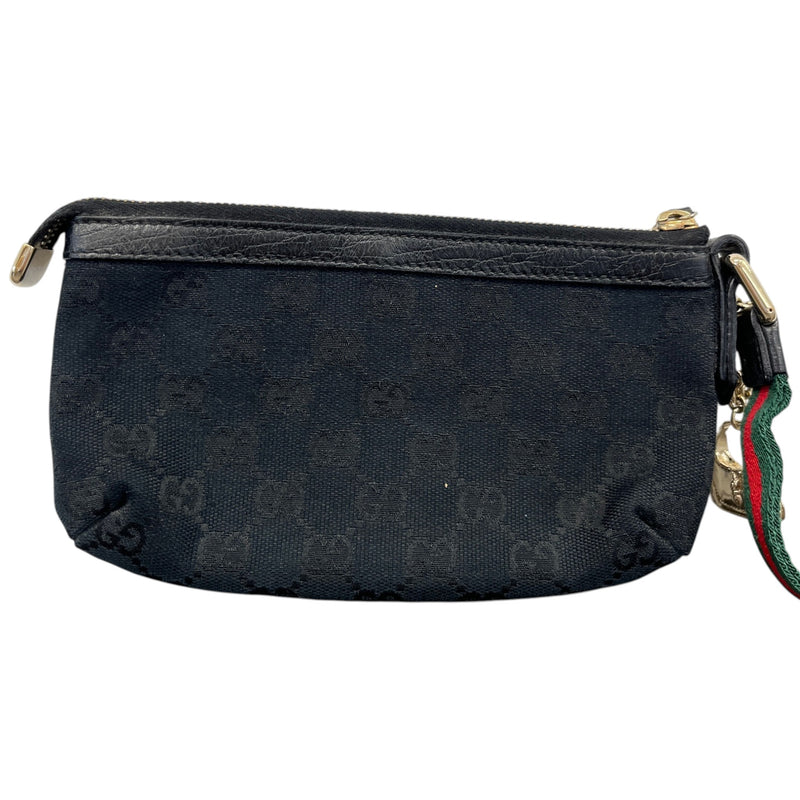 Women's Ophidia Web Wristlet Pouch Black
