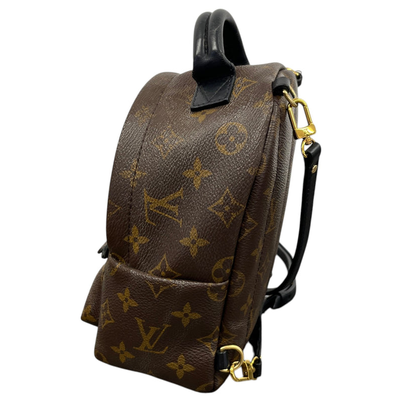 Women's Monogram Palm Springs Mini Backpack Brown