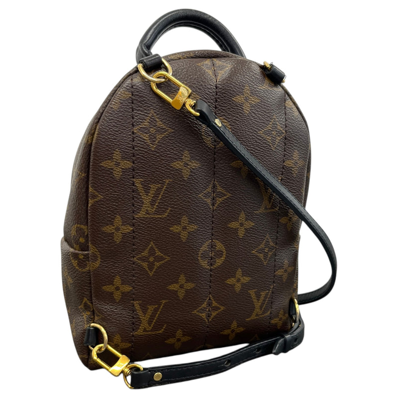 Women's Monogram Palm Springs Mini Backpack Brown