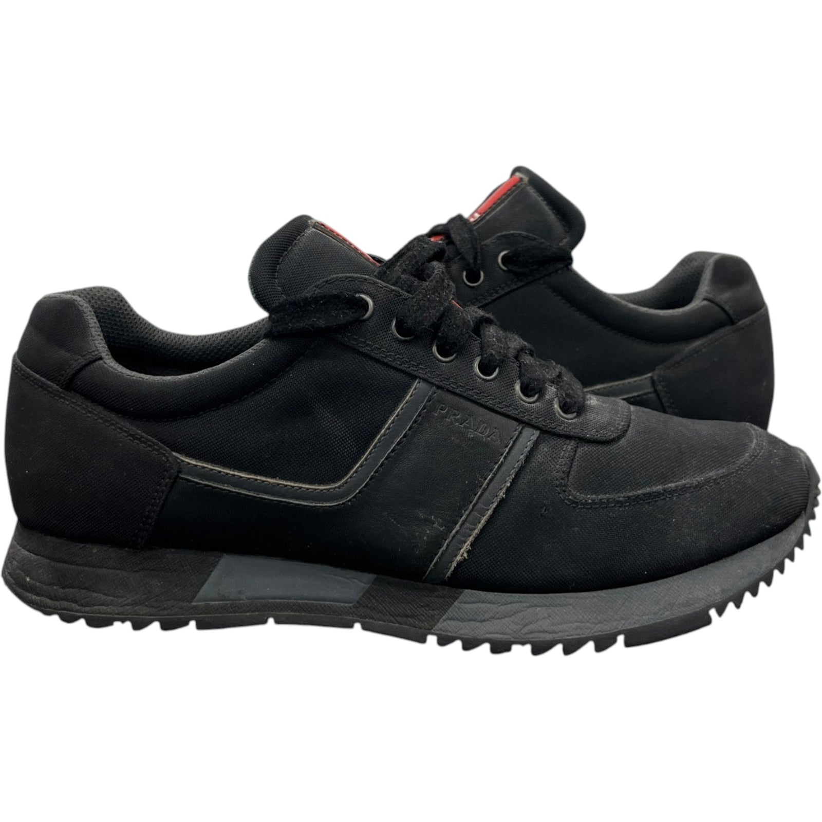 Men's Linear Rosa Runner Low Trainers Black Size EU 40.5 / UK 6.5 - Photo 3