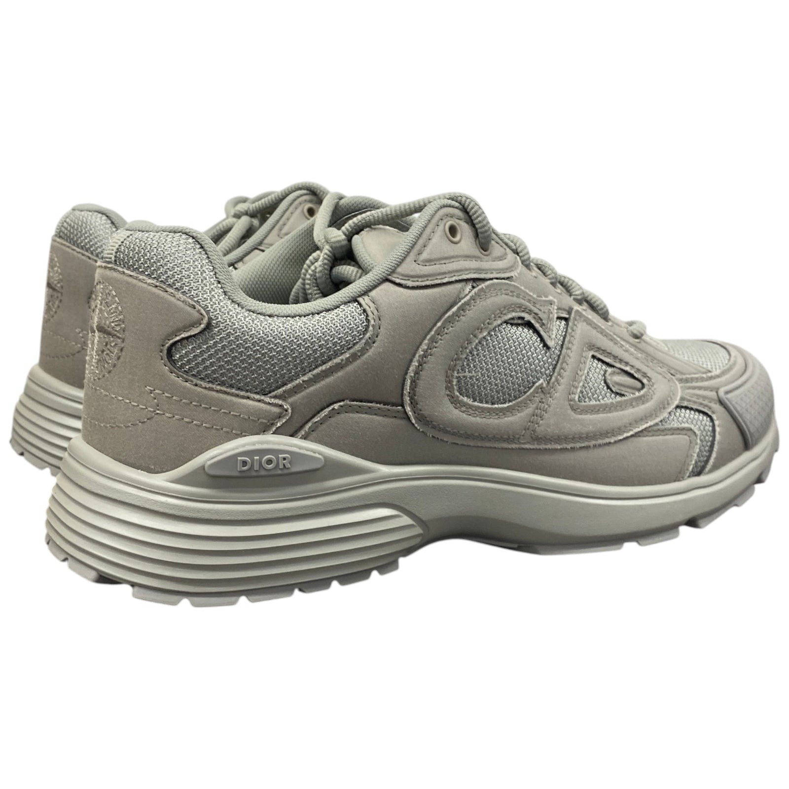 Men's X Stone Island B30 Low Trainers Grey Size EU 42 / UK 8 - Photo 9