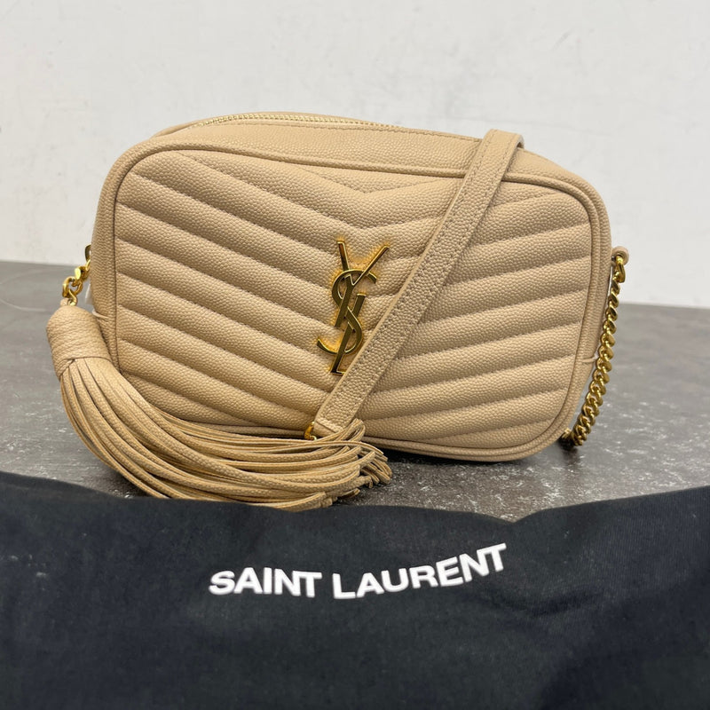 Women's Mini Lou Camera Crossbody Bag Beige