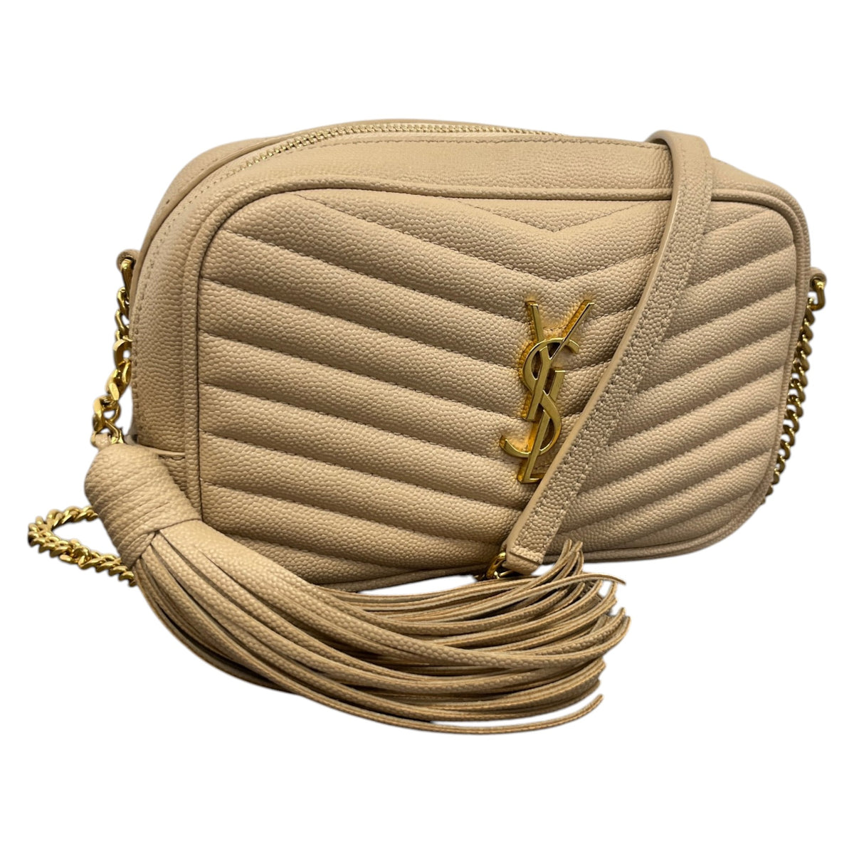 Women's Mini Lou Camera Crossbody Bag Beige - Photo 4