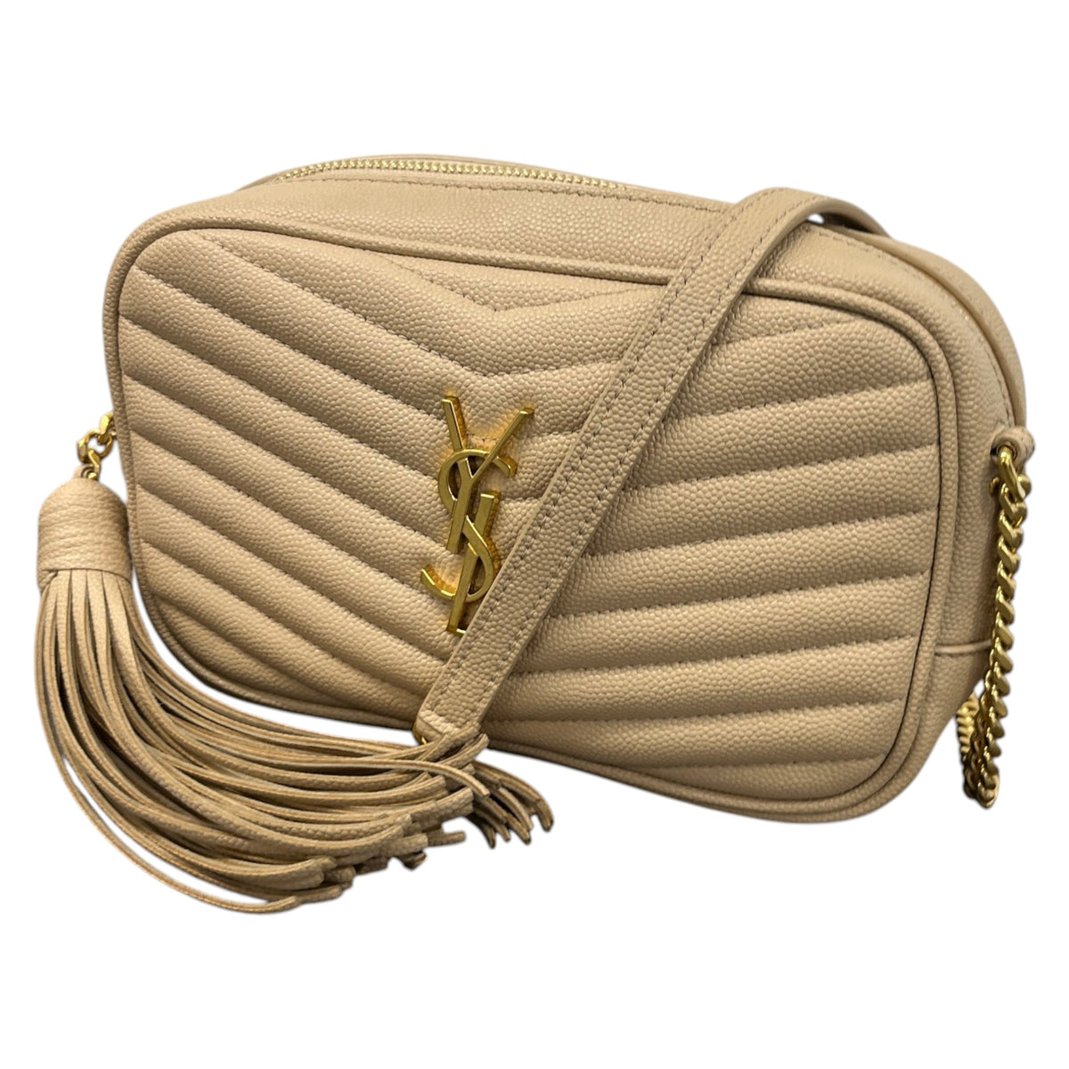 Women's Mini Lou Camera Crossbody Bag Beige - Photo 5