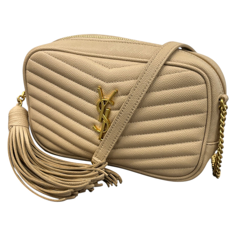 Women's Mini Lou Camera Crossbody Bag Beige
