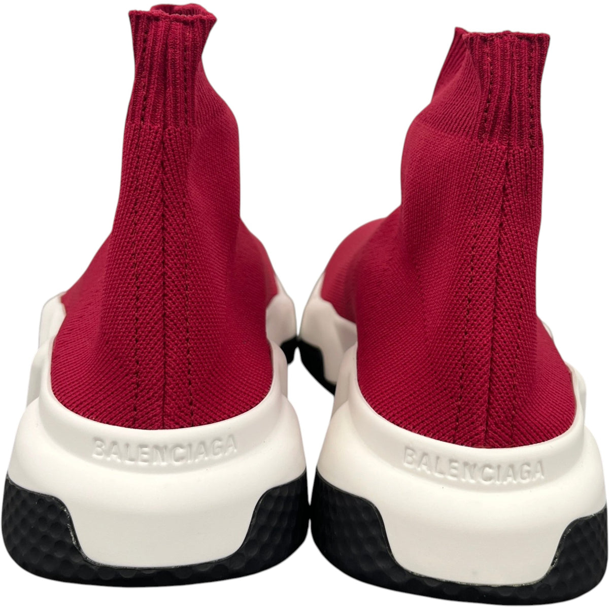 Women's Speed Sock High Trainers Burgundy Size UK 4 / EU 37 - Photo 7