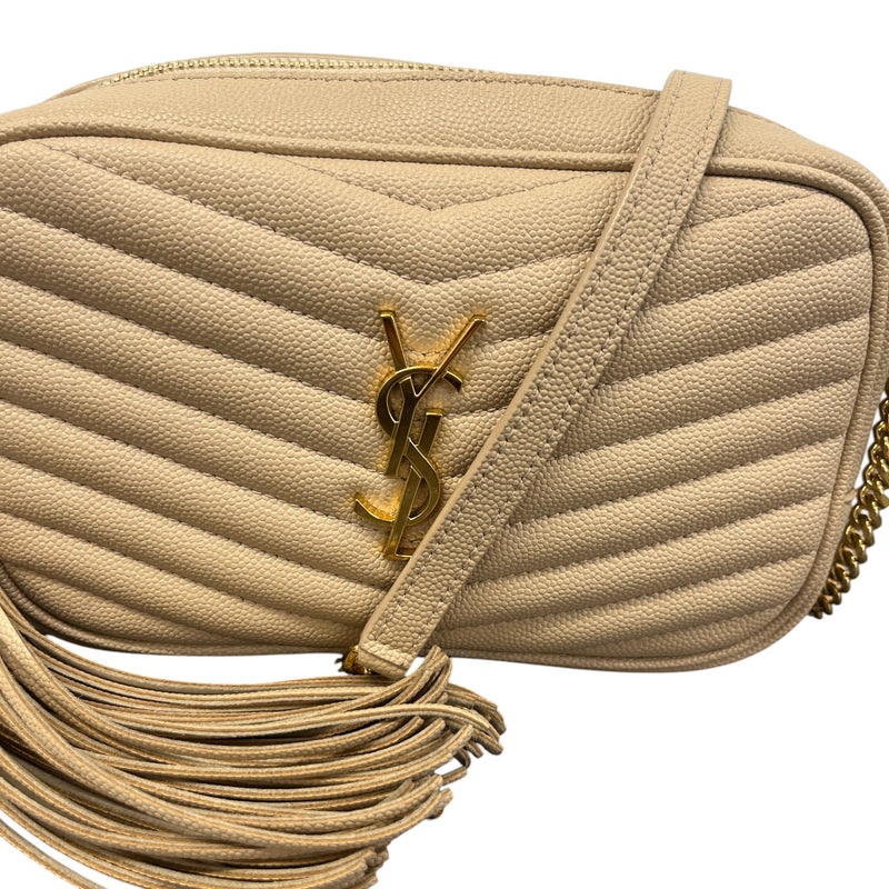 Women's Mini Lou Camera Crossbody Bag Beige