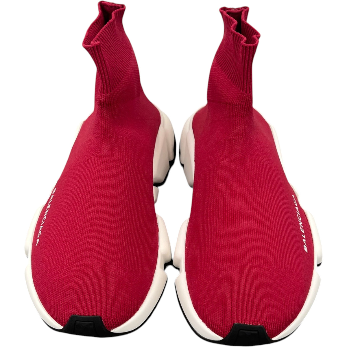 Women's Speed Sock High Trainers Burgundy Size UK 4 / EU 37 - Photo 6