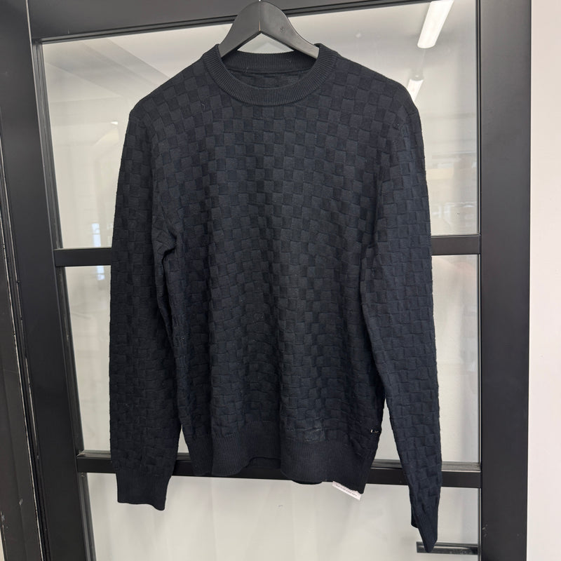Men's Damier Sweatshirt Black Size S
