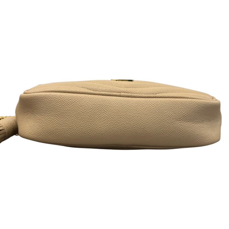 Women's Mini Lou Camera Crossbody Bag Beige