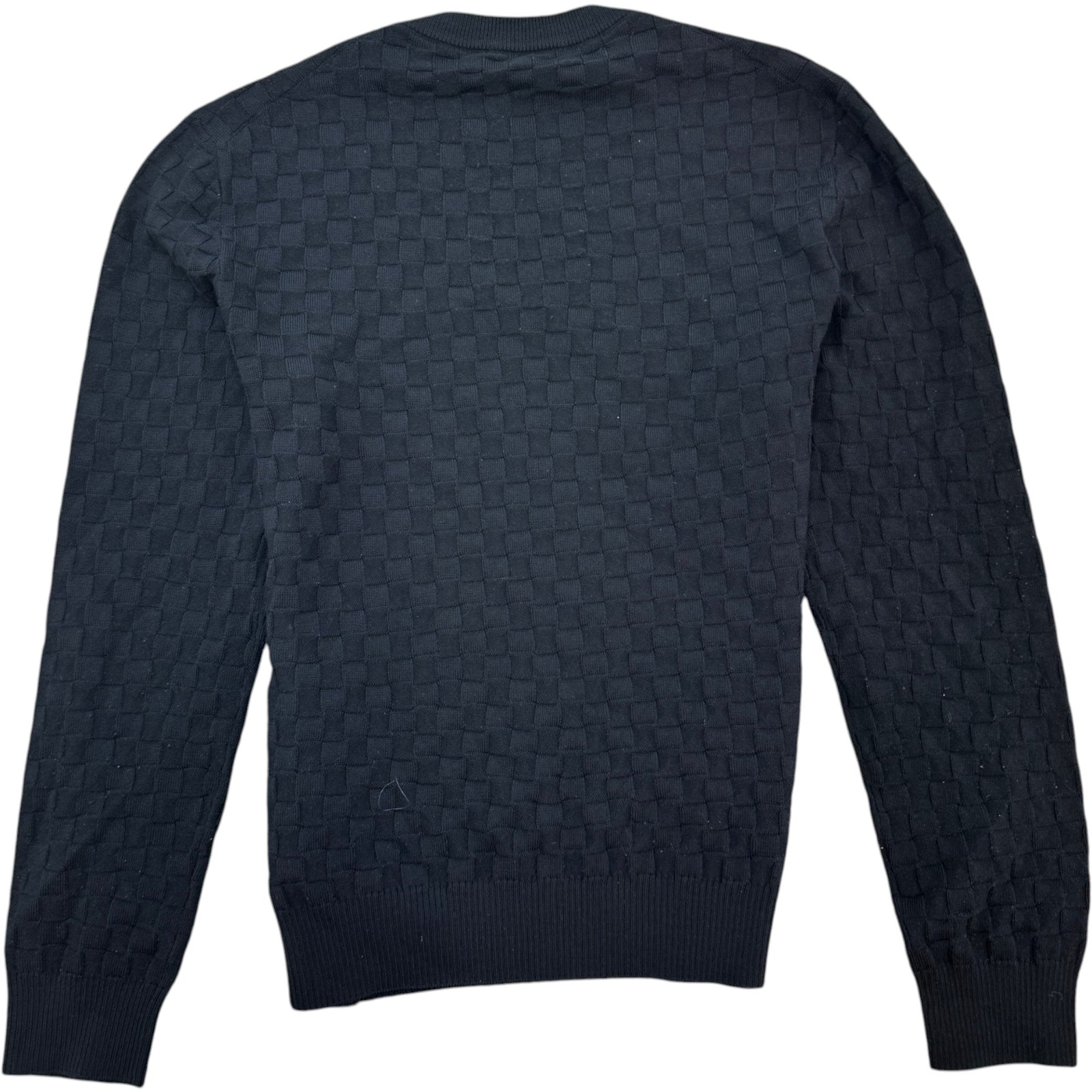 Men's Damier Sweatshirt Black Size S - Photo 2