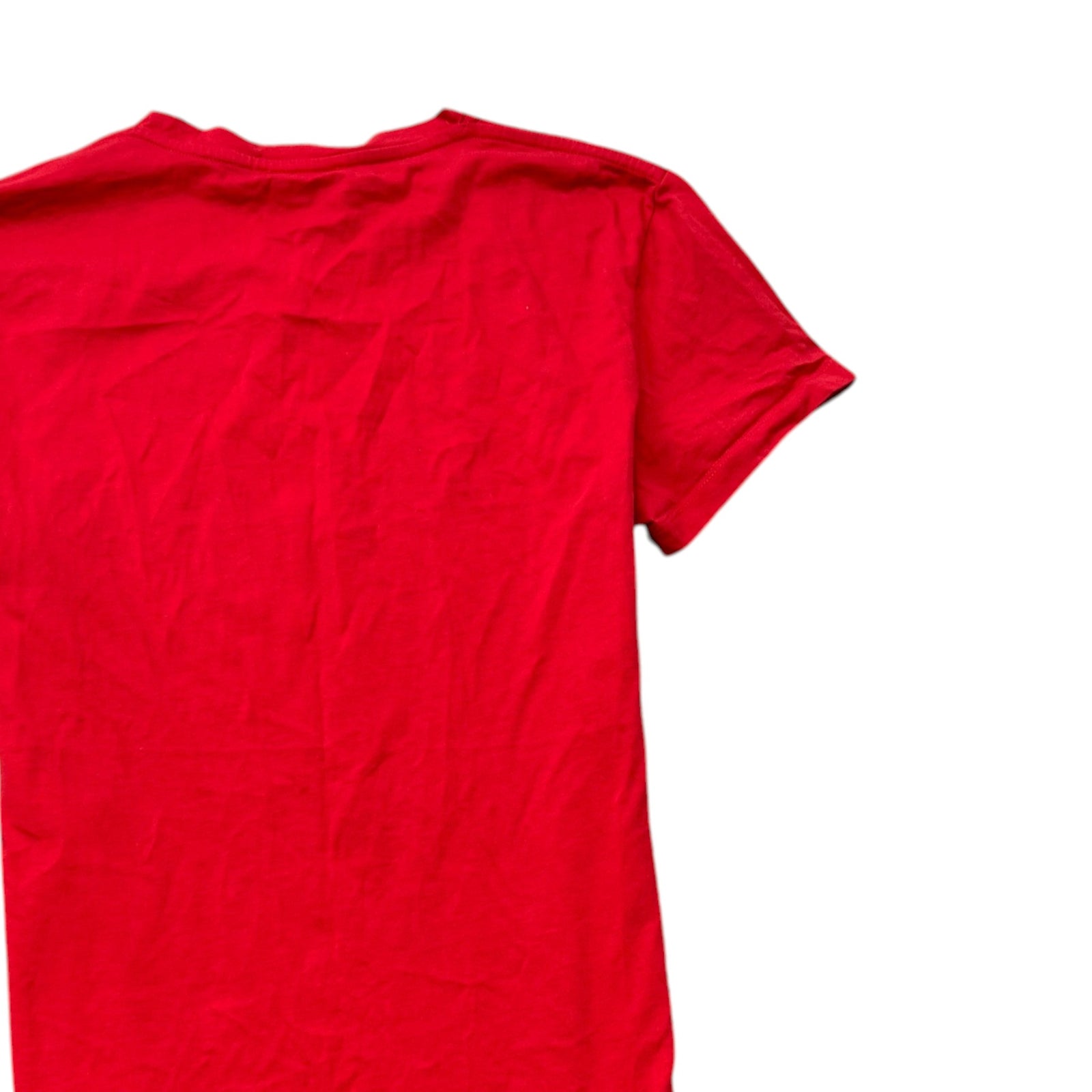 Men's Logo Print T-Shirt Red Size S - Photo 4
