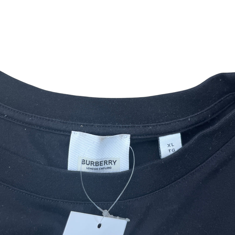 Men's Logo Print T-Shirt Black Size XL