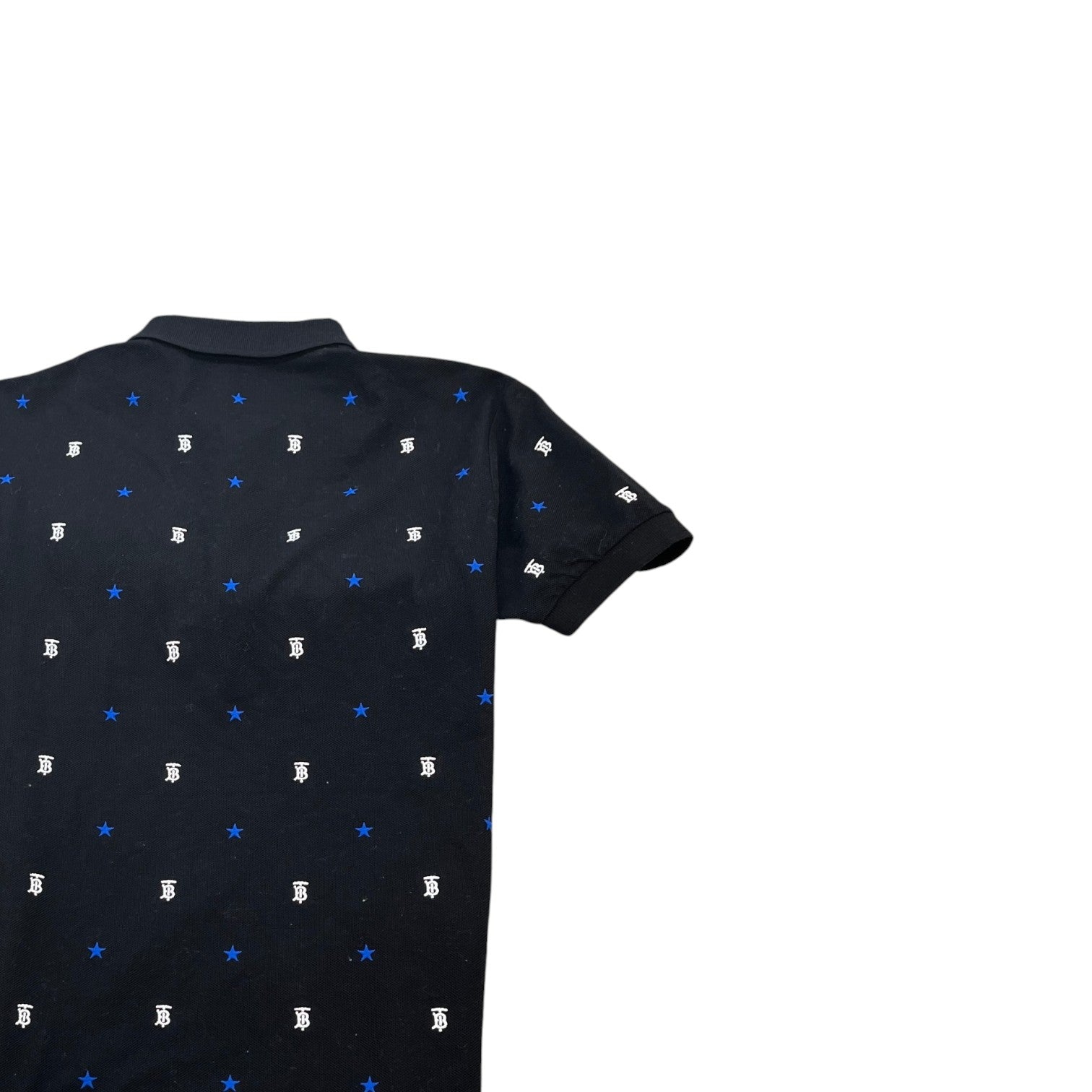 Men's Monogram Stars Polo Shirt Black Size S - Photo 4
