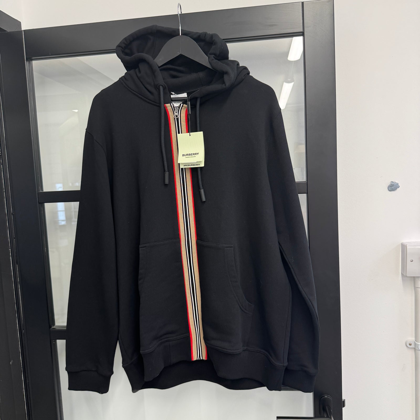 Men's Lexington Icon Stripe Hoodie Black Size M - Photo 7