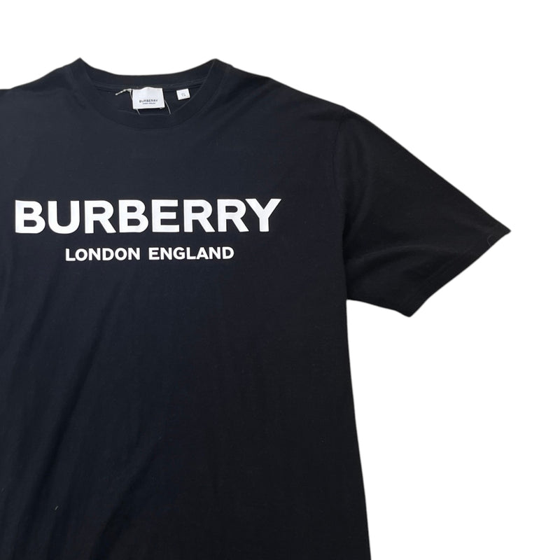 Men's Logo Print T-Shirt Black Size XL