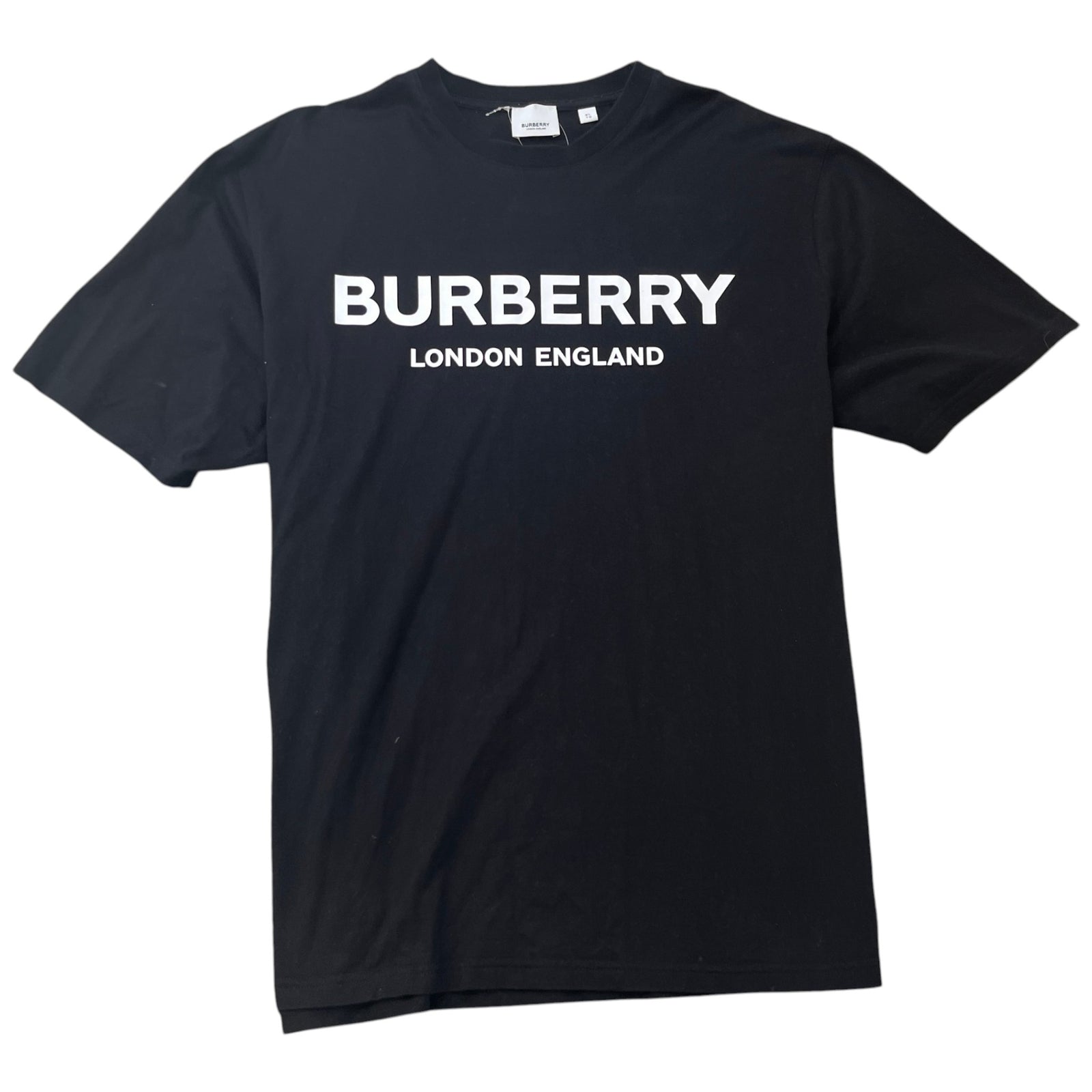 Men's Logo Print T-Shirt Black Size XL - Photo 1