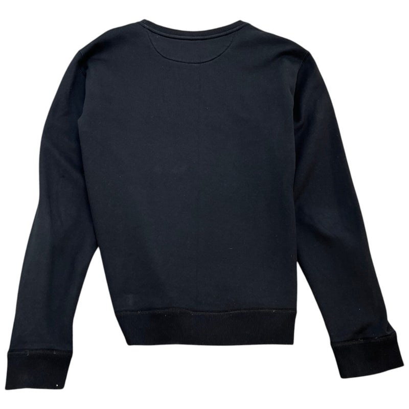 Men's Logo Print Sweatshirt Black Size M