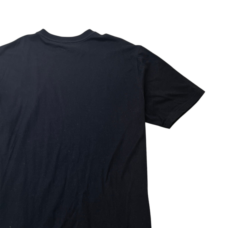 Men's Logo Print T-Shirt Black Size XL