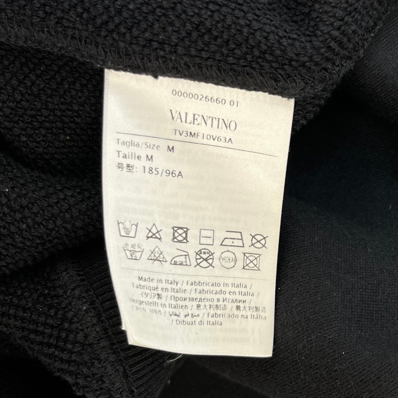 Men's Logo Print Sweatshirt Black Size M