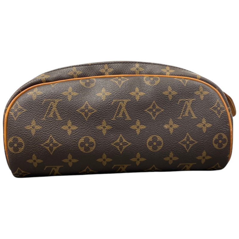 Men's Monogram Dopp Kit Toiletry Bag Brown