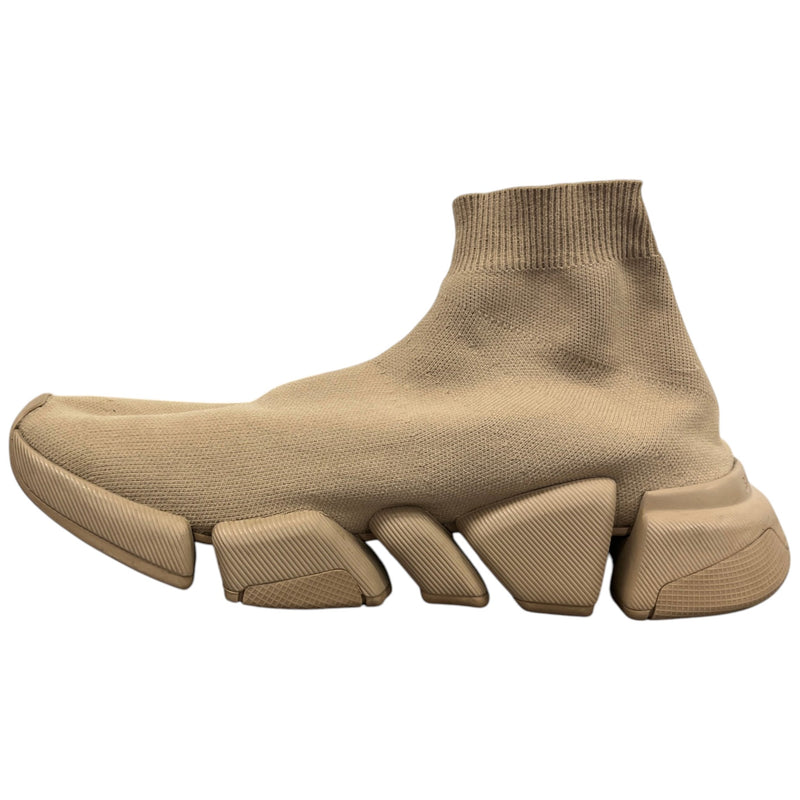 Women's Speed Sock High Trainers Beige Size UK 6 / EU 39