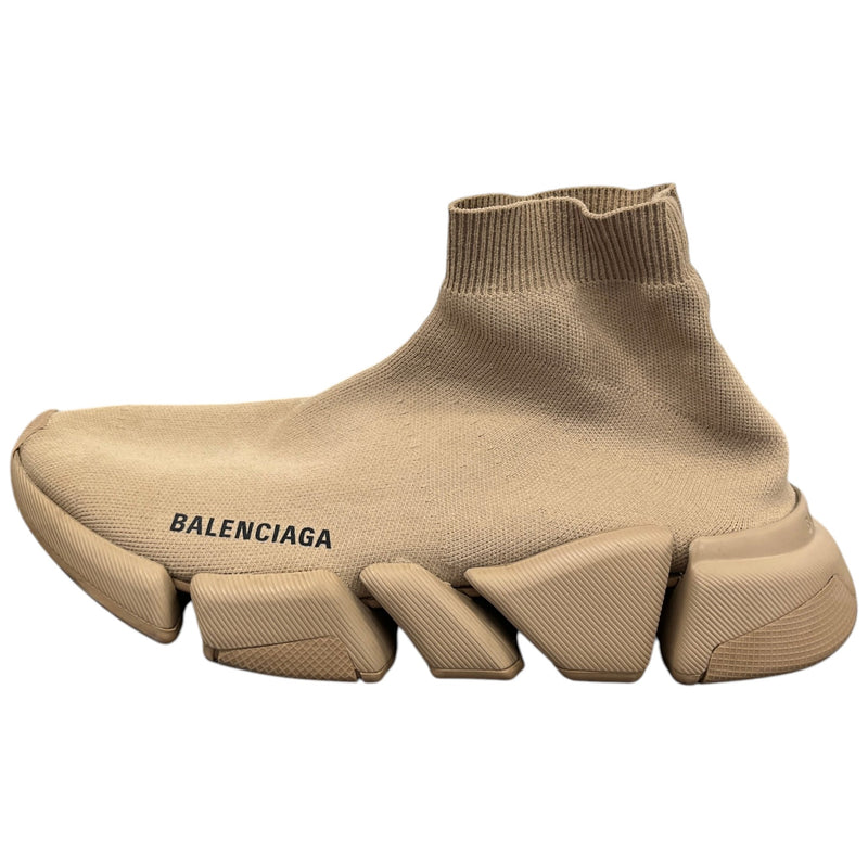 Women's Speed Sock High Trainers Beige Size UK 6 / EU 39