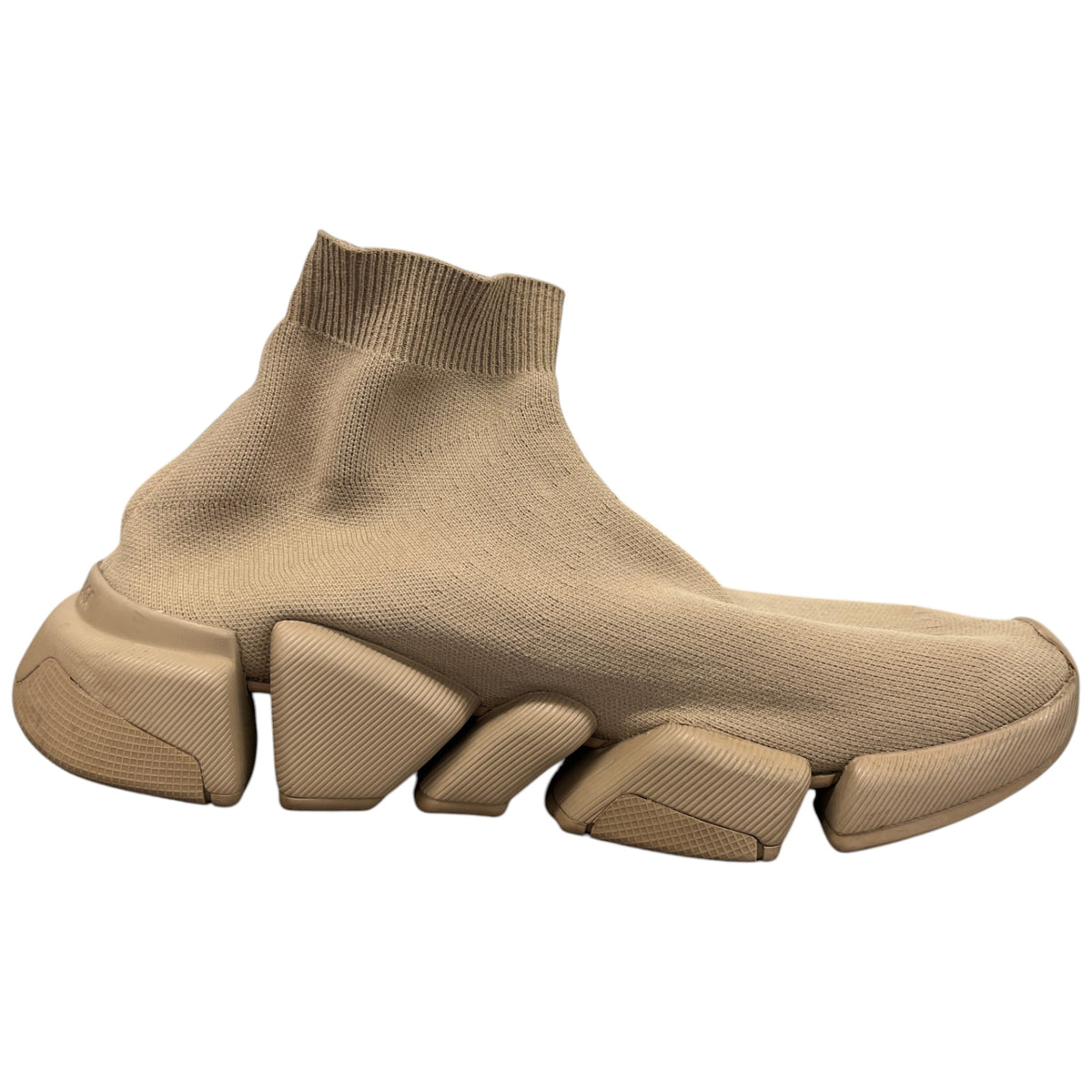 Women's Speed Sock High Trainers Beige Size UK 6 / EU 39 - Photo 4